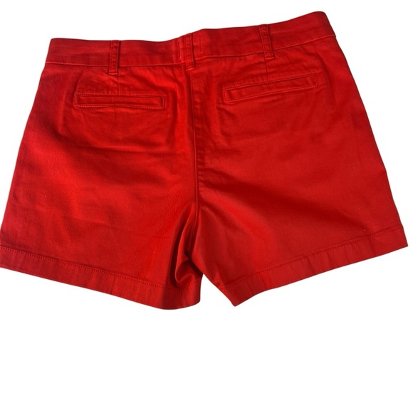 J.Crew 4" Stretch Chino Short Size 10 Belvedere Red Color - Picture 11 of 14